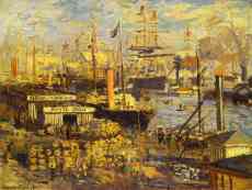 Claude Monet. The Grand Dock at Le Havre (Le Grand Quai au Le Havre). 1874