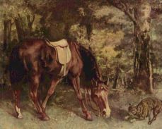 Horse In The Forest. 1863