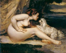 Nude Woman with a Dog