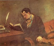 Portrait of Baudelaire. 1848