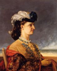 Portrait of Countess Karoly. 1865
