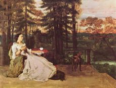 Woman On The Terrace. 1858